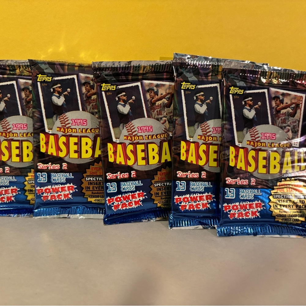 Topps Baseball Card Packs -Unopened from 1995 Series 2